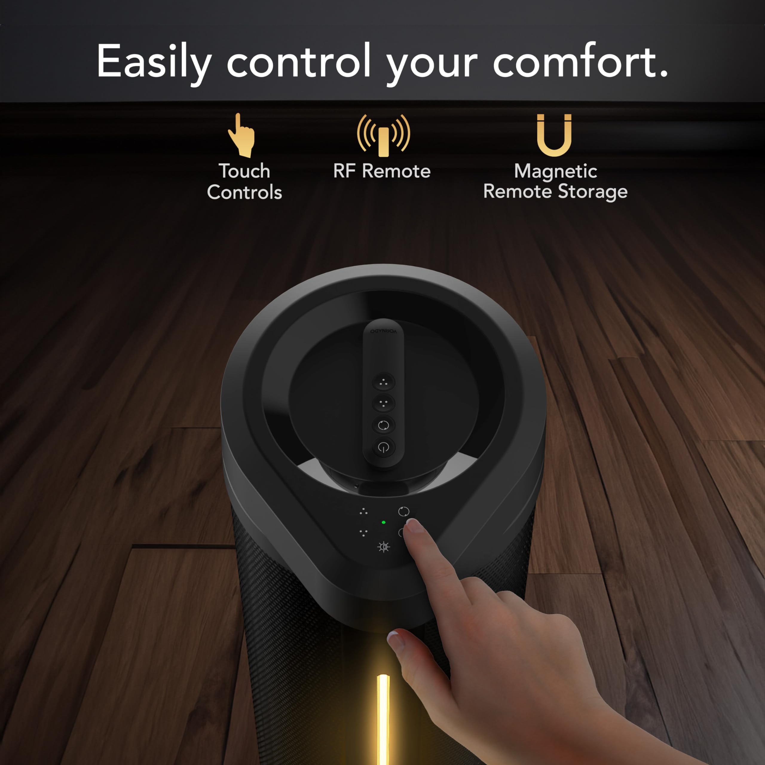 ARA Oscillating Tower Circulator with Ambient Light - Image 10