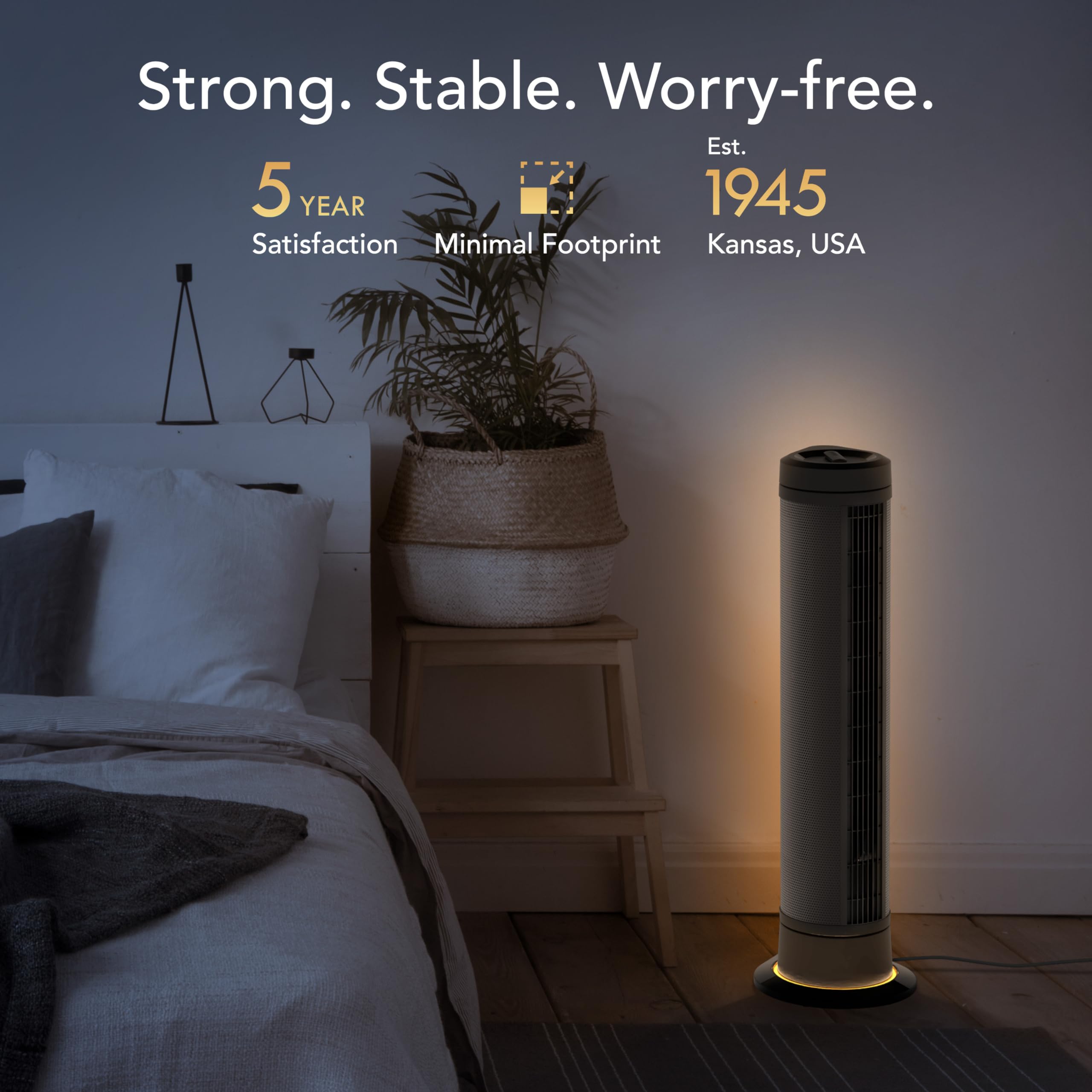 ARA Oscillating Tower Circulator with Ambient Light - Image 11