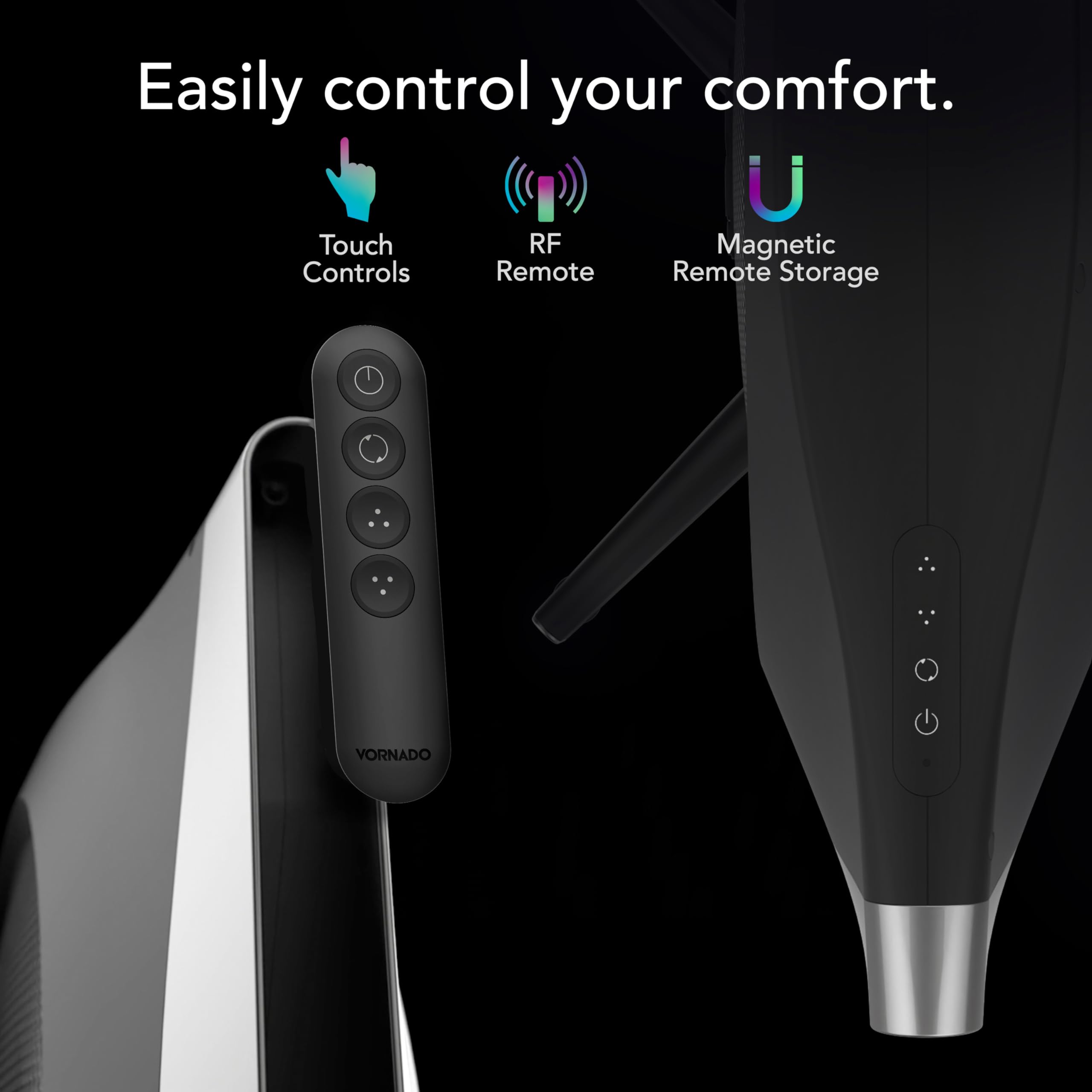 Strata Compact Oscillating Tower Fan with Remote - Image 10