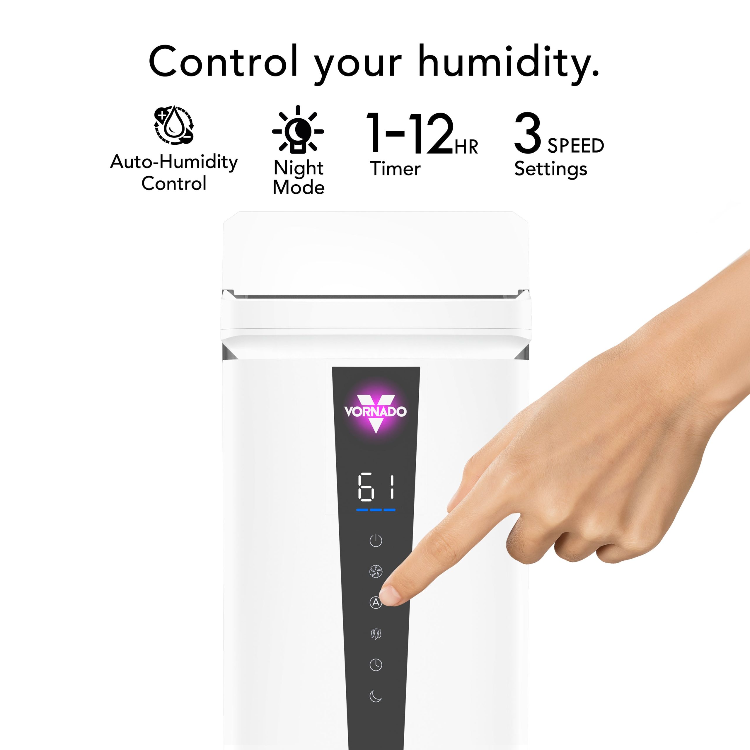MISTIC 8 Top-Fill Ultrasonic Whole Room Humidifier - Image 9