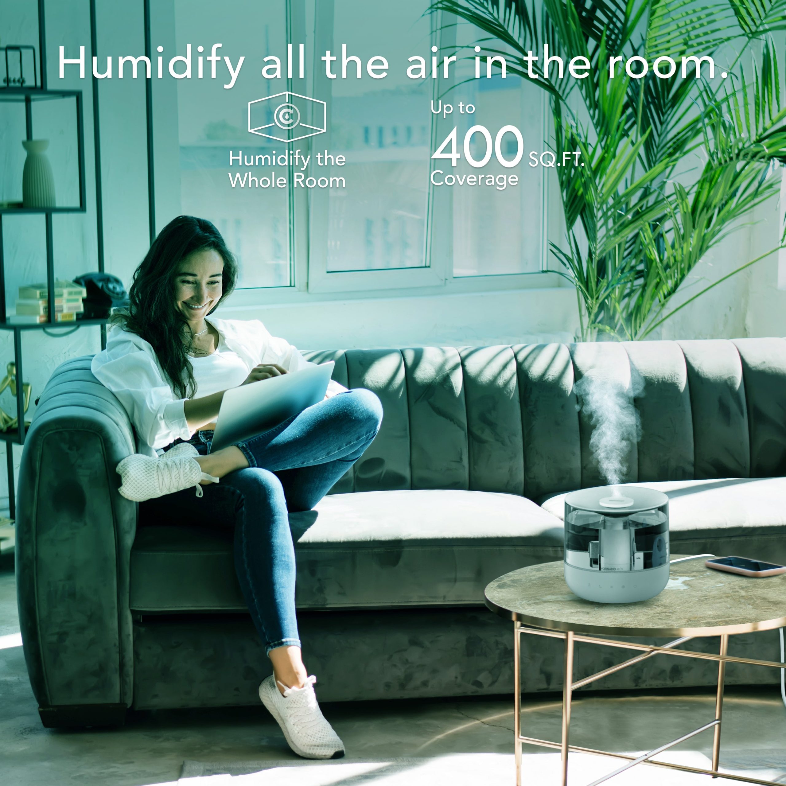 MISTIC 4 Top-Fill Ultrasonic Whole Room Humidifier - Image 7