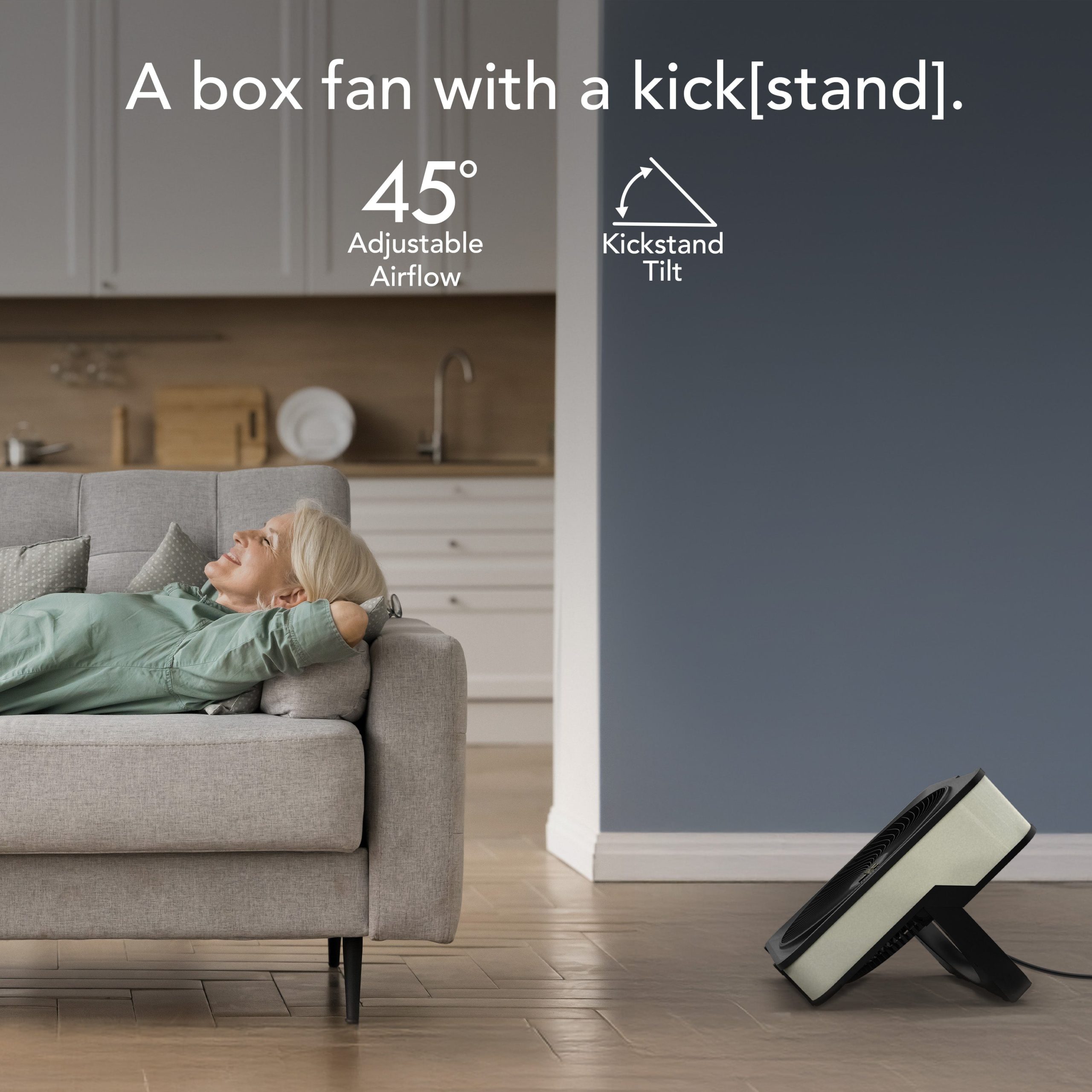Model 80X High-Velocity Box Fan with Kickstand - Image 8