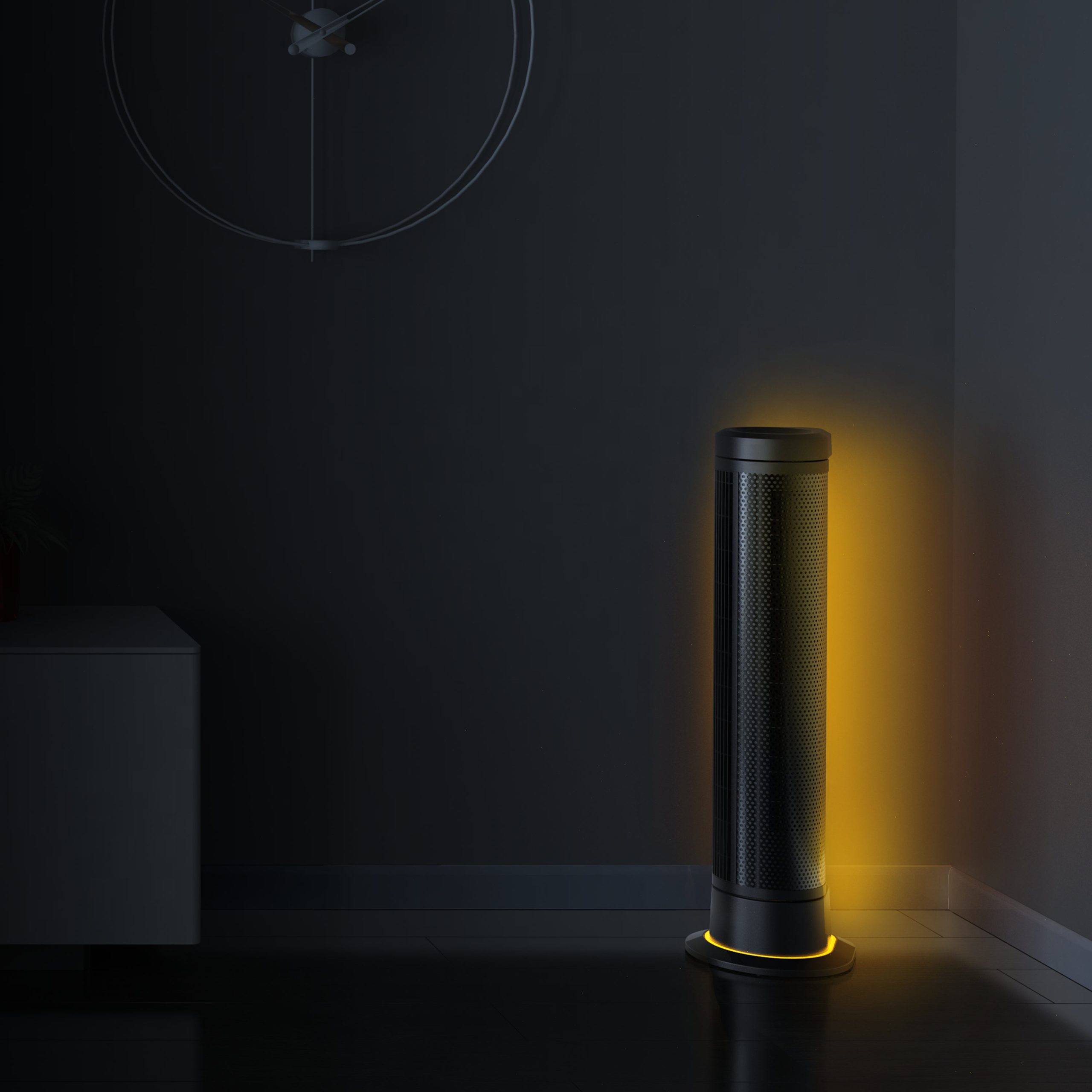 ARA Oscillating Tower Circulator with Ambient Light - Image 2